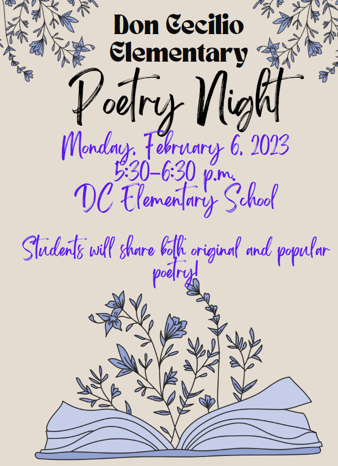Don Cecilio Poetry Night (PAC Event)