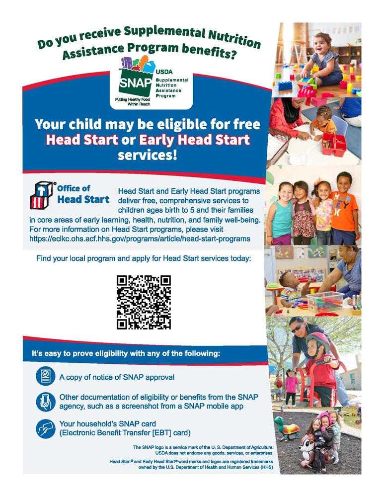 Free Head Start & Early Head Start Services