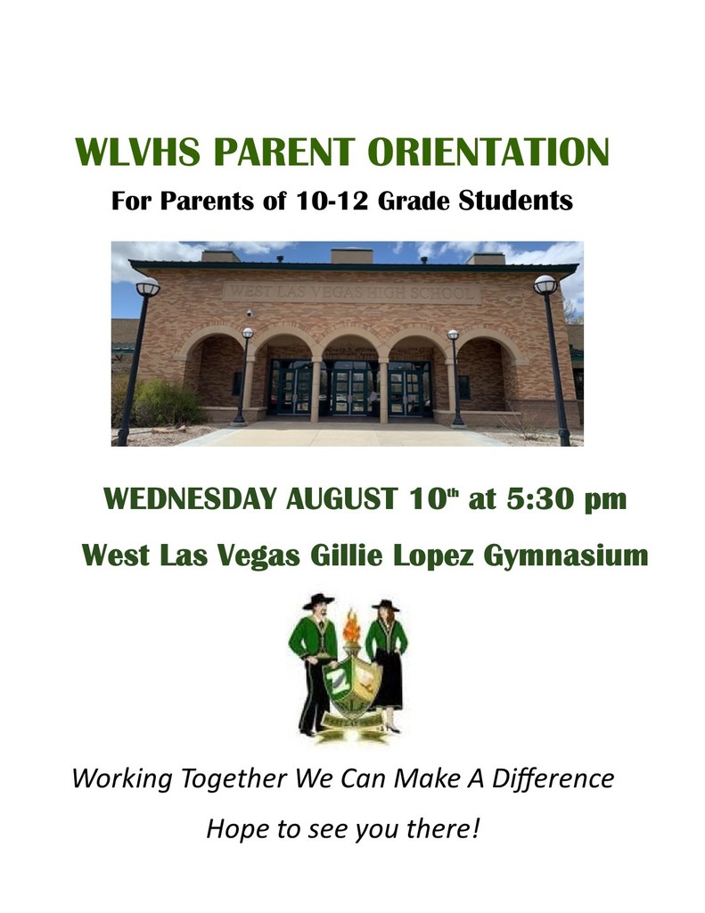 WLVHS Orientations