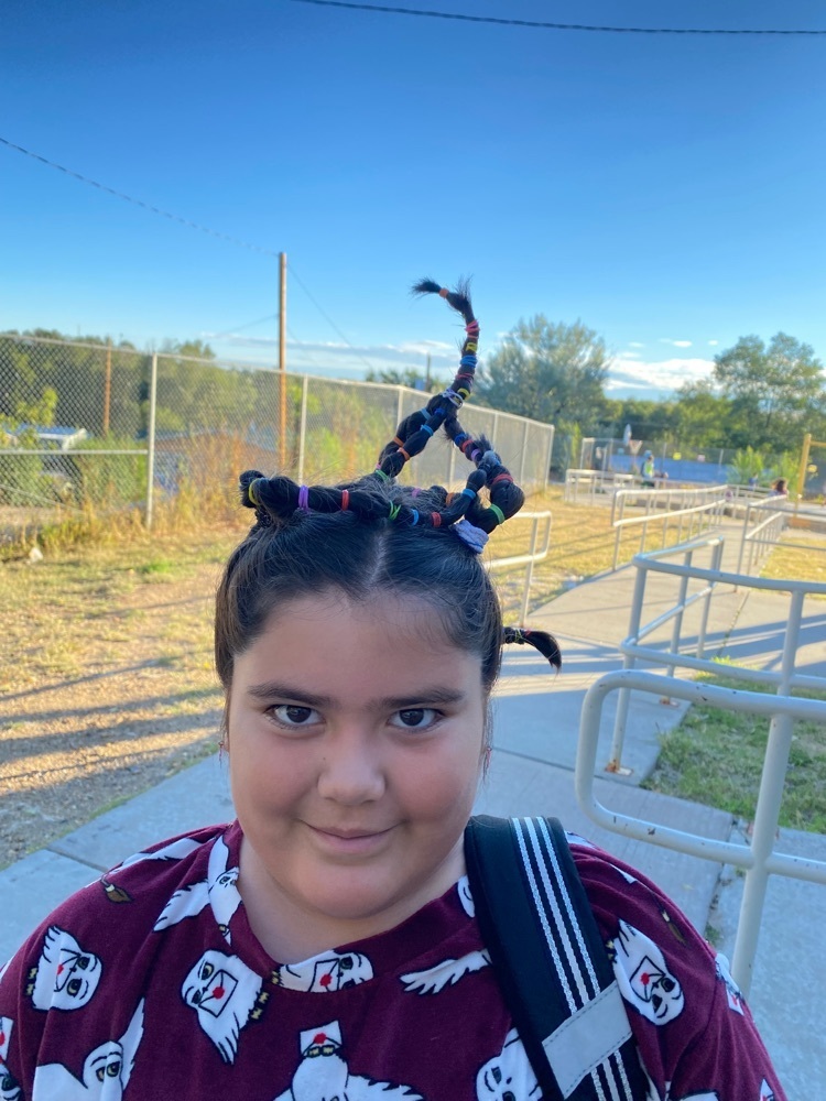 DC students showing some spirit with crazy hair day!π