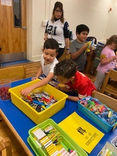 Students shopping at PBIS Store 